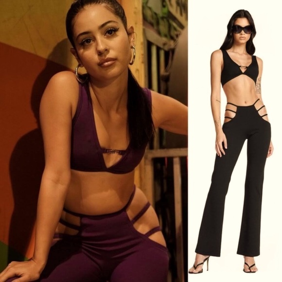 I.am.Gia Lucid set, Color: Black. Pants and Top. Worn by Maddy from Euphoria. - Picture 1 of 5